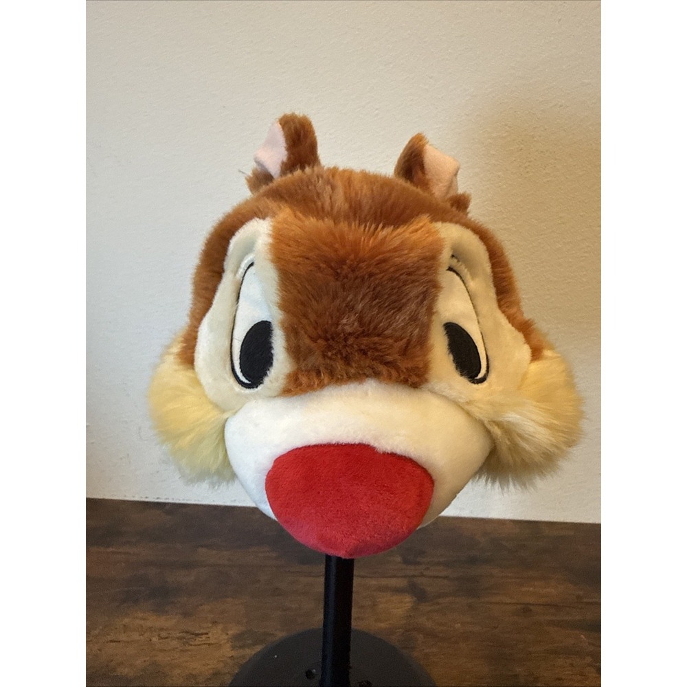 Disney Parks Chipmunk “Dale” Plush Hat Youth Size New With Tags